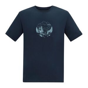 Regatta Mens Fingal Line Art Stretch T-Shirt / Navy